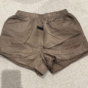 Fear of God Essentials Tan Shorts